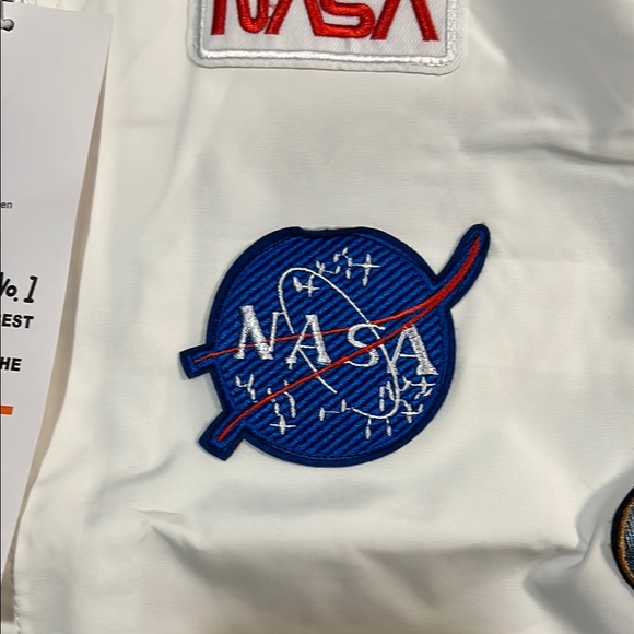 NASA White Jacket with Space Patches - Picture 6 of 9